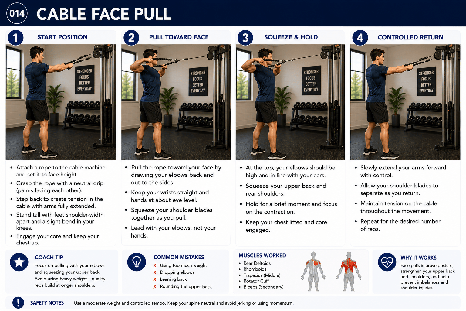 Cable Face Pull exercise guide