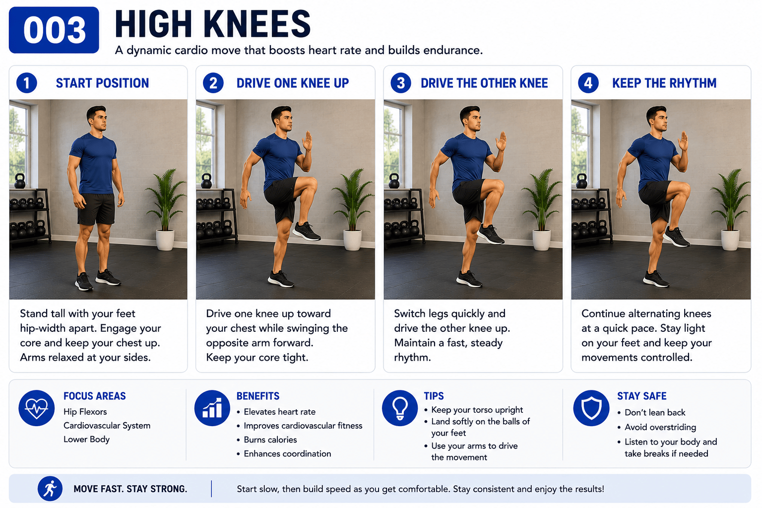 High Knees exercise guide