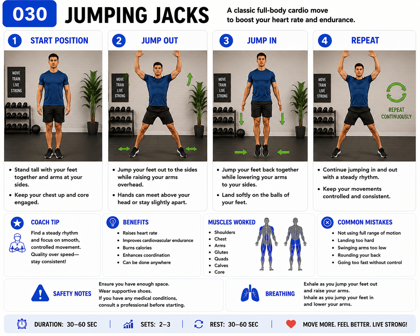 Jumping Jacks exercise guide
