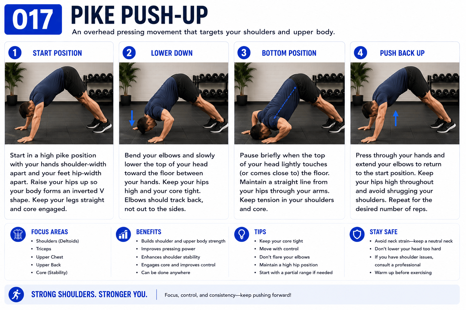 Pike Push-up exercise guide