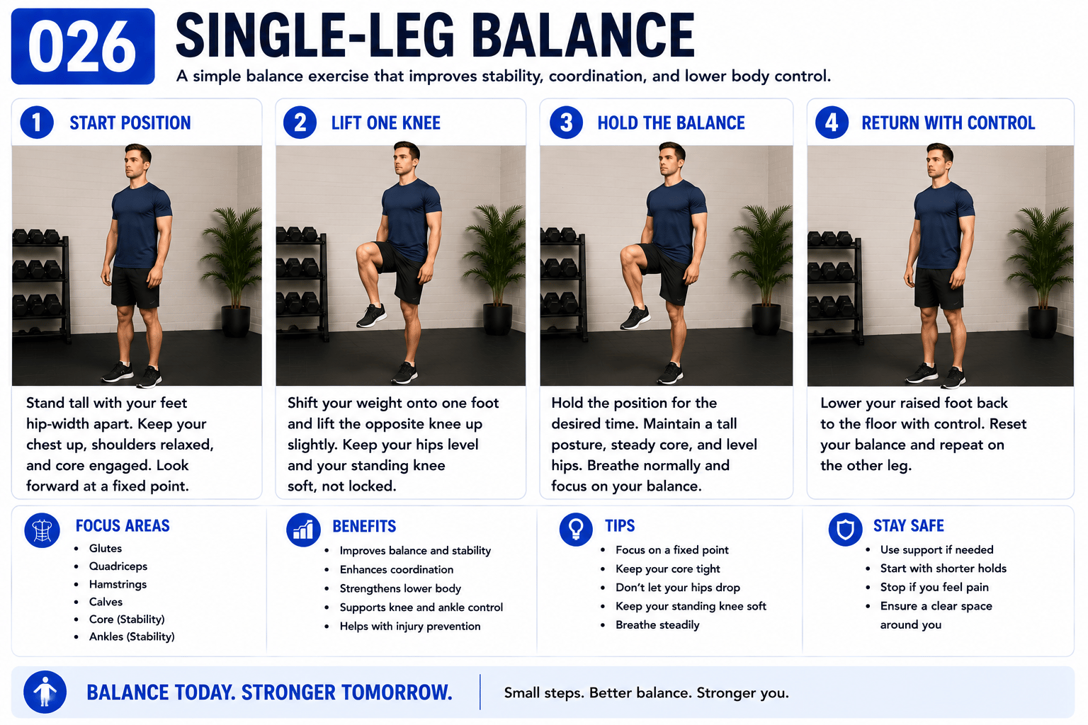 Single-Leg Balance exercise guide