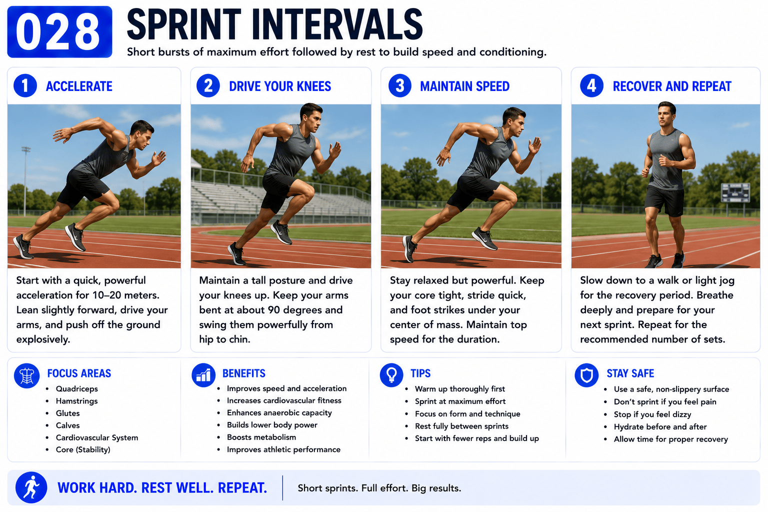 Sprint Intervals exercise guide